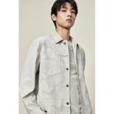 Men's Suede Jacquard Jacket